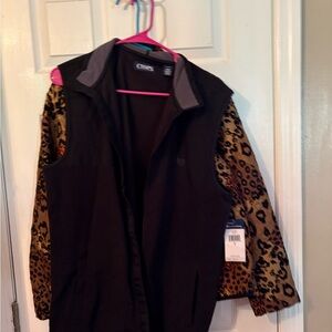 Chaps Black and‎ Brown Women's Jacket